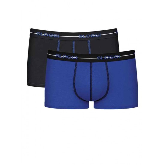 213.BOXER SLOGGI MEN START HIPSTER V005 2 τεμμάχια