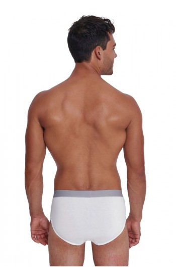 454.SLIP SLOGGI MEN Go ABC MIDI σετ 2 τεμμ. Λευκό