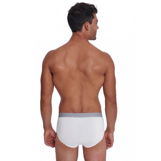 454.SLIP SLOGGI MEN Go ABC MIDI σετ 2 τεμμ. Λευκό