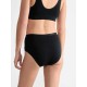 441.SLIP SLOGGI GO DAILY COTTON MIDI ΜΑΥΡΟ