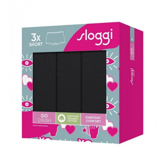 392,SLOGGI Γυναικεία Σλίπ GO Crush H Short C3P -0004