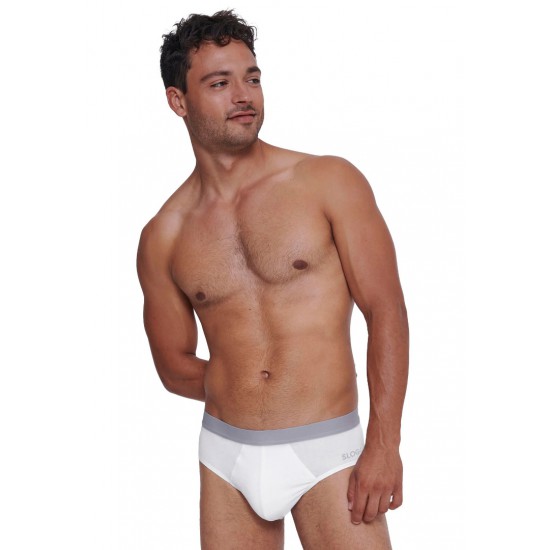 454.SLIP SLOGGI MEN Go ABC MIDI σετ 2 τεμμ. Λευκό