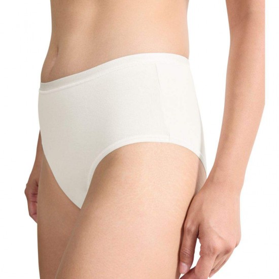 441.SLIP SLOGGI GO DAILY COTTON MIDI εκρού