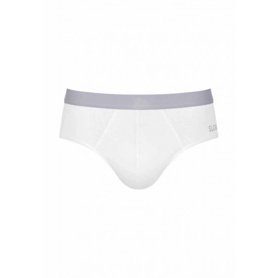 454.SLIP SLOGGI MEN Go ABC MIDI σετ 2 τεμμ. Λευκό