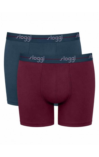 313.BOXER SLOGGI MEN START SHORT 0033 2 τεμμάχια 