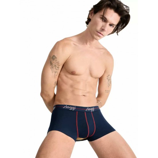 215.BOXER SLOGGI MEN START HIPSTER M008 2 τεμμάχια
