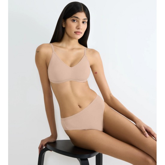 412.SLIP SLOGGI GO DAILY COTTON TAI Beige
