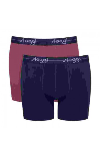 313.BOXER SLOGGI MEN START SHORT M021 2 τεμμάχια 
