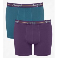312.BOXER SLOGGI MEN START SHORT M025 2 τεμμάχια 