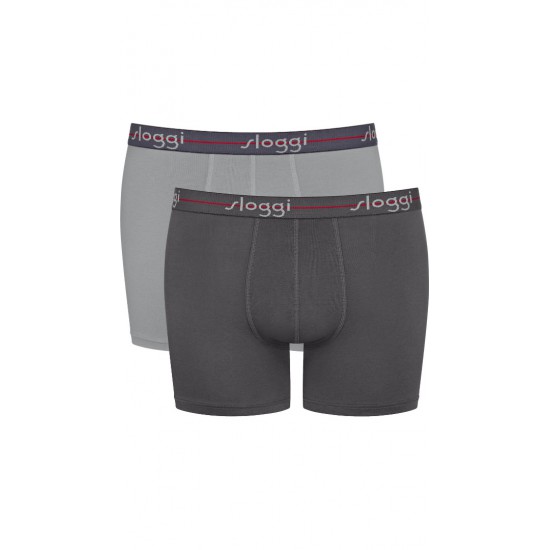 313.BOXER SLOGGI MEN START SHORT 0034 2 τεμμάχια