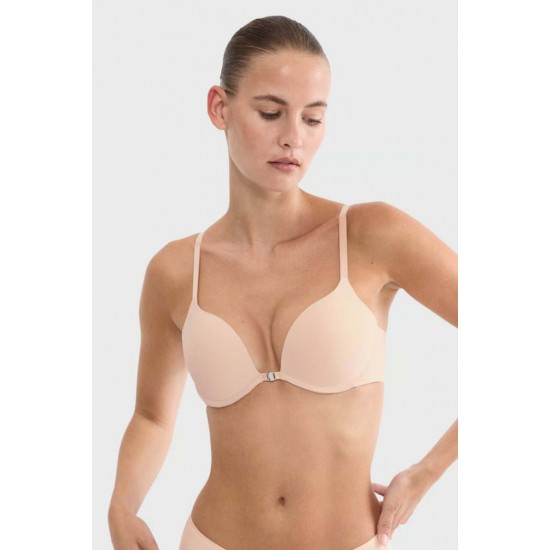 Σουτιέν Push-up Pure Micro Μπεζ