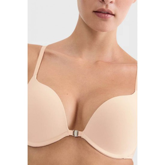 Σουτιέν Push-up Pure Micro Μπεζ
