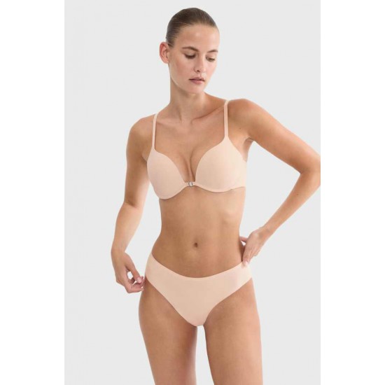 Σουτιέν Push-up Pure Micro Μπεζ