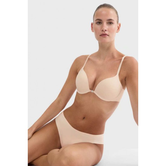 Σουτιέν Push-up Pure Micro Μπεζ