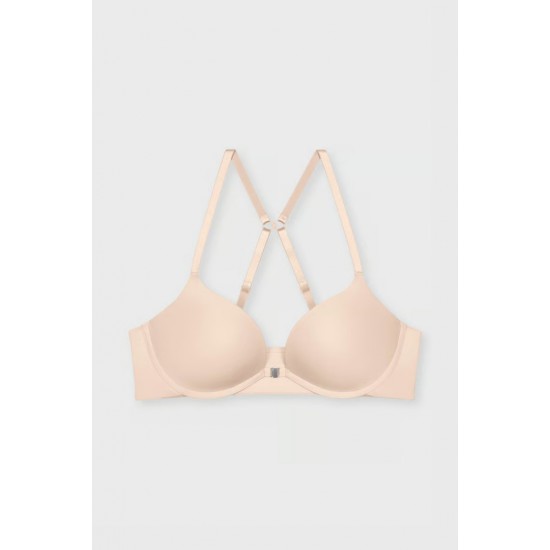 Σουτιέν Push-up Pure Micro Μπεζ