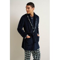 Ανδρική Fleece Σταυρωτή Ρόμπα Vamp