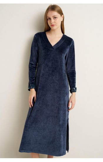 Lounge Velvet Μακρύ Φόρεμα Vamp