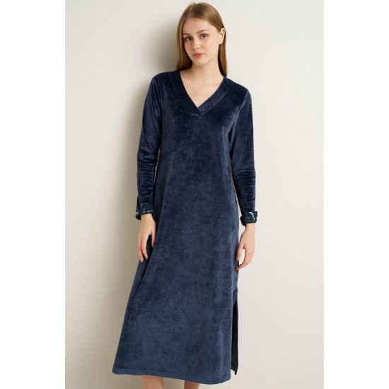 Lounge Velvet Μακρύ Φόρεμα Vamp