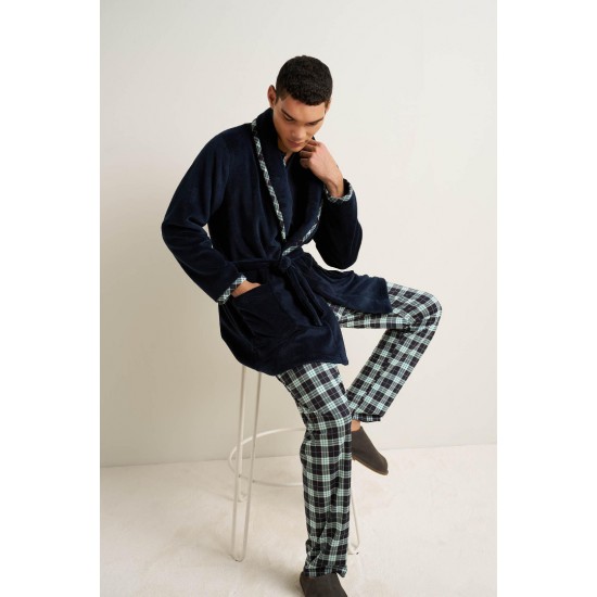 Ανδρική Fleece Σταυρωτή Ρόμπα Vamp