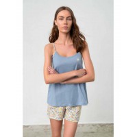 Βαμβακερό Babydoll με Πατιλέτα Vamp