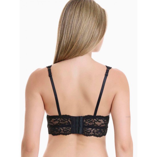Bralette από δαντέλα με αφαιρούμενα cups walk