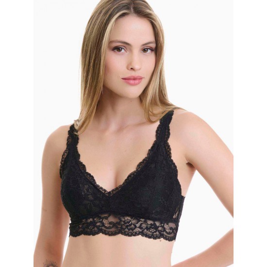 Bralette από δαντέλα με αφαιρούμενα cups walk